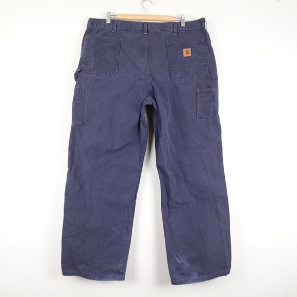 Carhartt Heavy Cotton Original Dungaree Pants Men's 41x30 Workwear - Picture 2 of 10